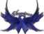 
	Colon Cancer Survivor Dark Blue Ribbon with Flying Wings Decal

