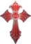 
	Old Style Cross in Red
