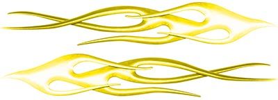 
	Twisted Flame Decal Kit in Yellow
