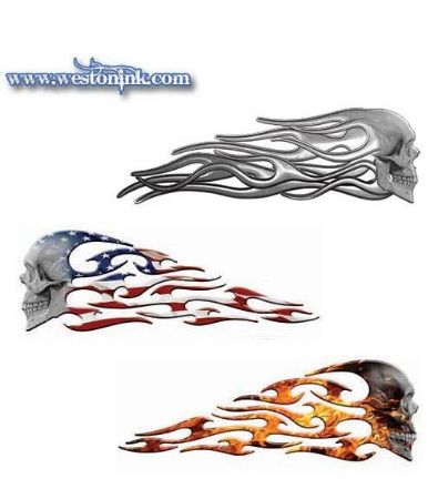 Picture for category Evil Skull Flame Decals