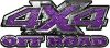 
	4x4 Truck Decals Offroad for Chevy Ford Dodge or Toyota in diamond plate purple
