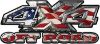 
	4x4 Truck Decals Offroad for Chevy Ford Dodge or Toyota in american flag
