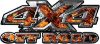 
	4x4 Truck Decals Offroad for Chevy Ford Dodge or Toyota with inferno flames
