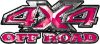 
	4x4 Truck Decals Offroad for Chevy Ford Dodge or Toyota in Pink
